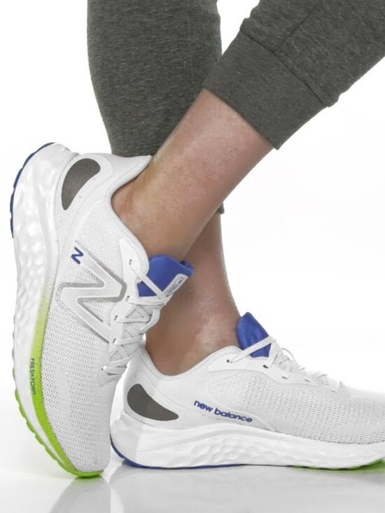 New Balance Shoes - New Balance Fresh Foam Arishi v4 White Pixel Green Women’s Running Shoes Size 10